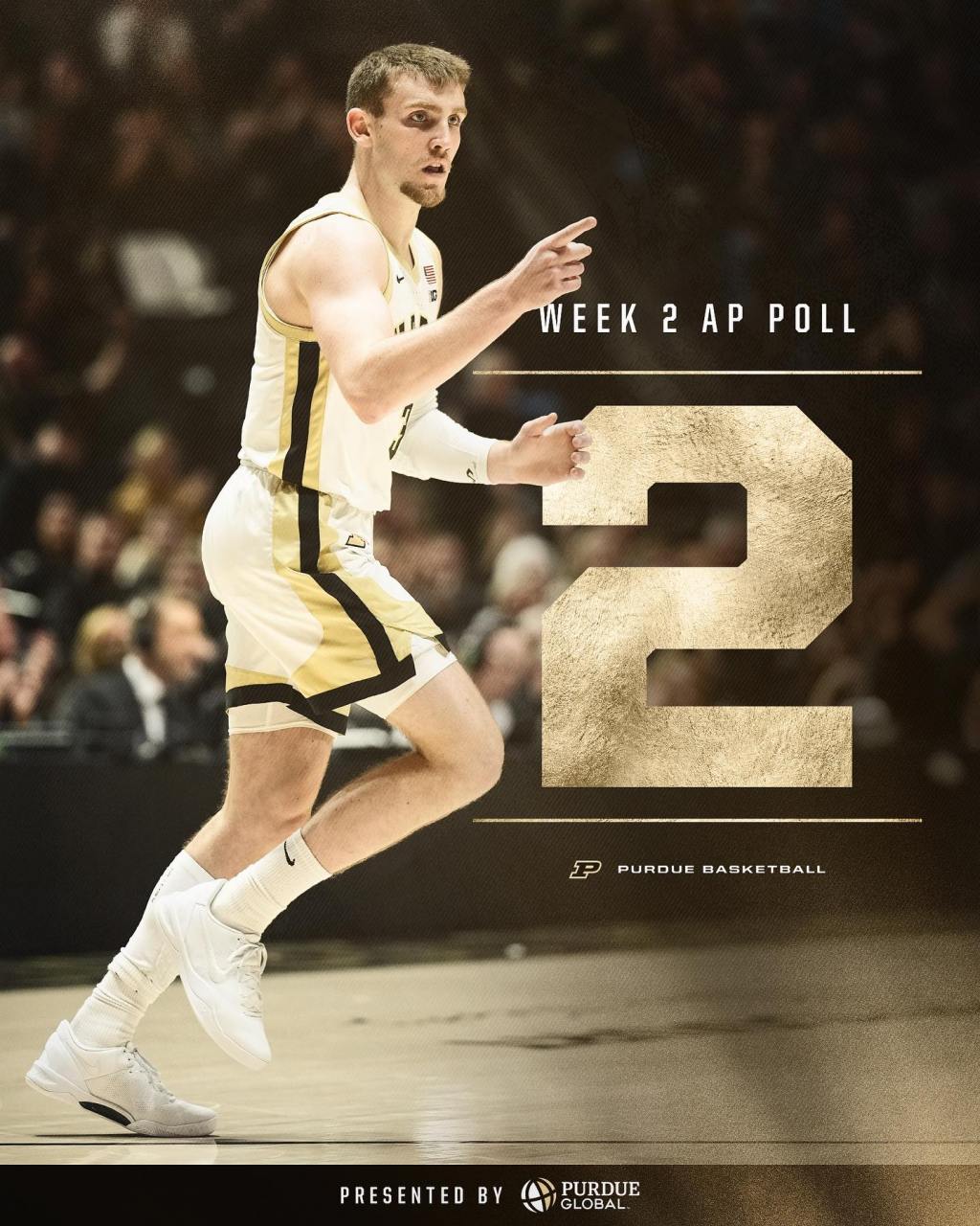 Purdue Basketball Ranks #2 In new AP&nbsp;Poll
