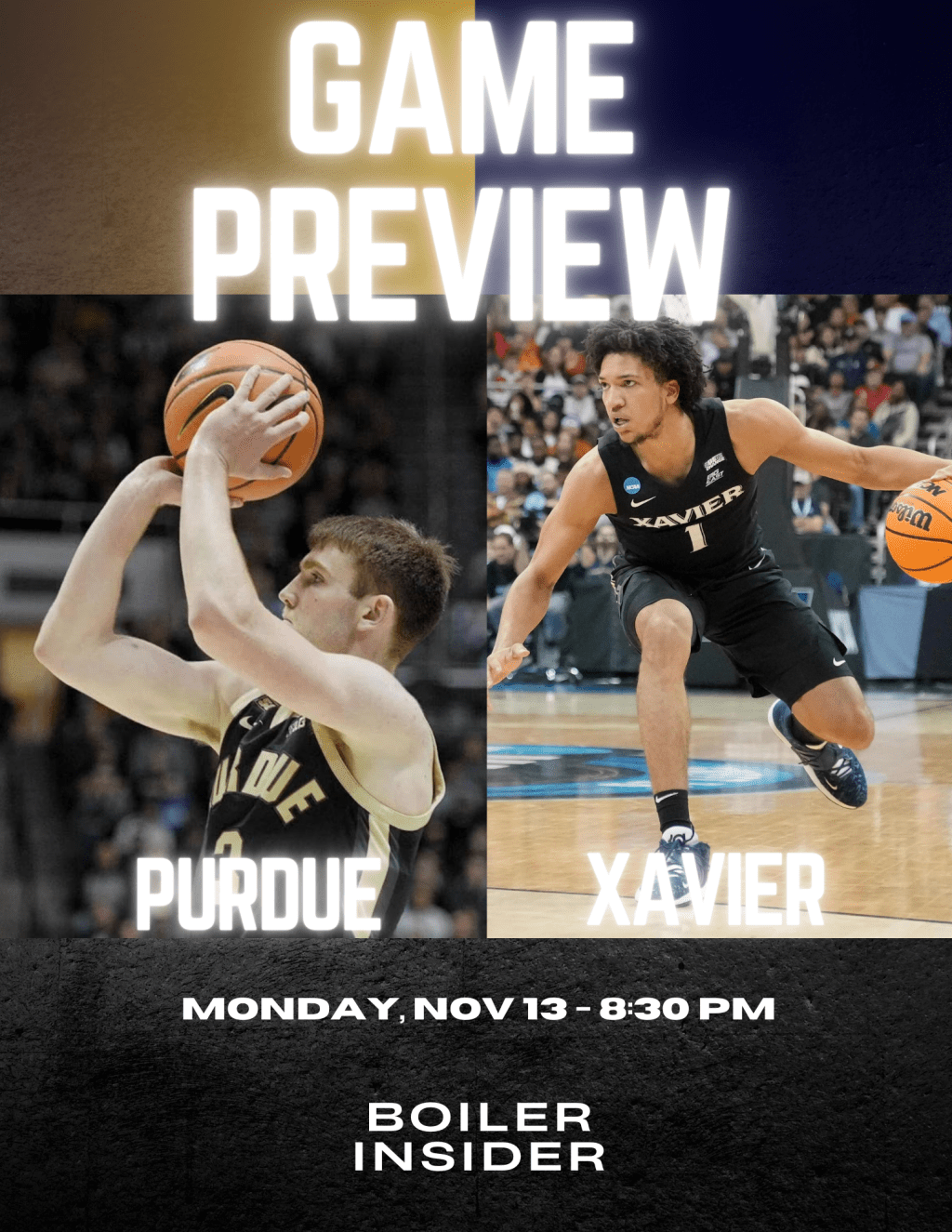 #2 Purdue vs Xavier Preview – Gavitt Tippoff Games&nbsp;11/13/2023